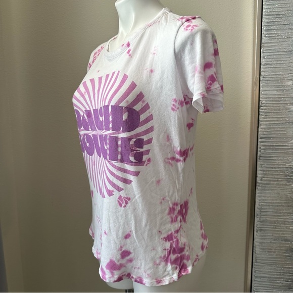 Chaser David Bowie Tie-Dye Graphic T-shirt Size S - Picture 4 of 14